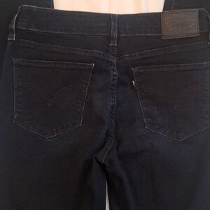 New Levi's 711 Skinny Black Jeans, Size 27